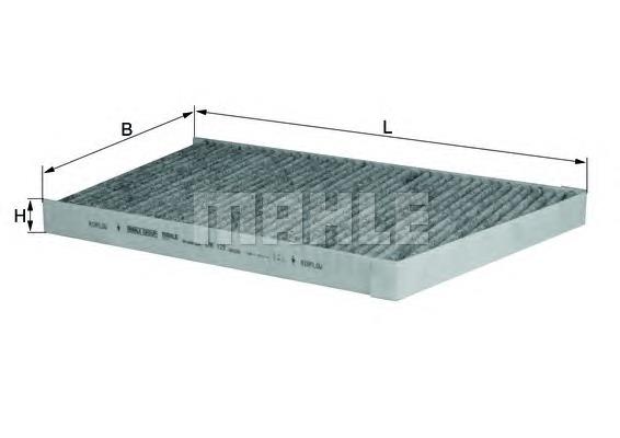 Do koszyka LAK129 Mahle Original Filtr kabiny