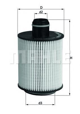 Filtr oleju Mahle Original OX553D cena, od 7,46 USD