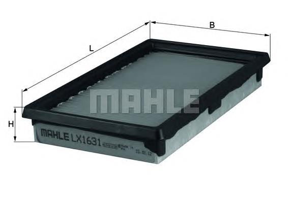 LX1631 Mahle Original filtr powietrza