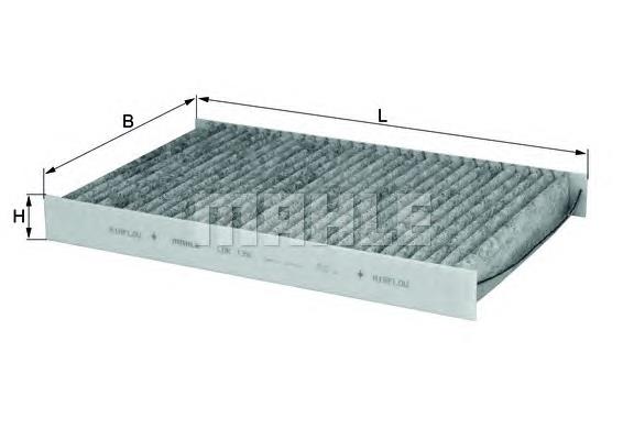 Filtr kabiny Mahle Original LAK138 cena, od 10,68 USD