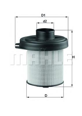 LX291 Mahle Original Filtr powietrza