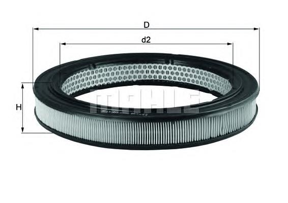 Filtr powietrza LX210 Mahle Original