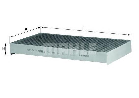 LAK229 Mahle Original Filtr kabiny