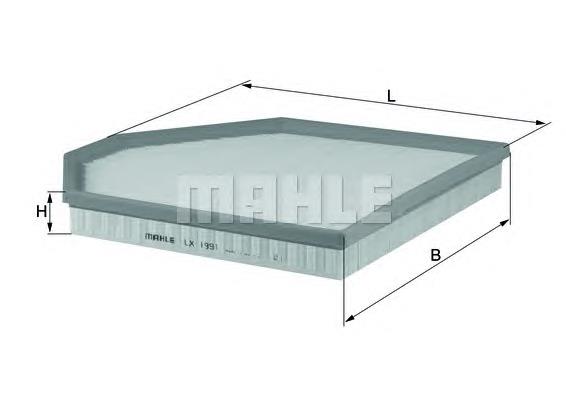 Filtr powietrza Mahle Original LX1991 cena, od 15,21 USD