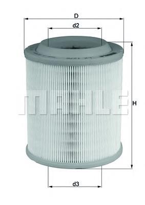 Filtr powietrza Mahle Original LX1275 cena, od 15,35 USD