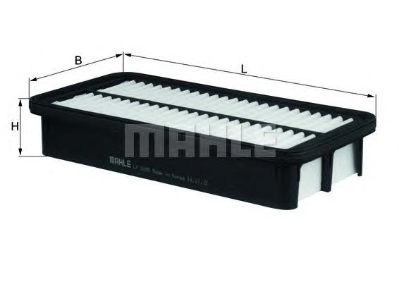 Filtr powietrza Mahle Original LX3265 cena, od 12,54 USD