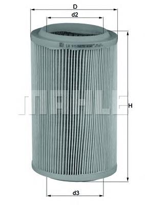 LX915 Mahle Original Filtr powietrza