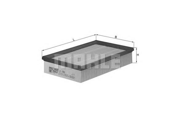 Filtr powietrza Mahle Original LX1596 cena, od 11,66 USD