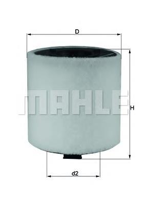 Filtr powietrza Mahle Original LX2831 cena, od 65,97 USD