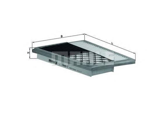 Filtr powietrza Mahle Original LX18501 cena, od 19,67 USD