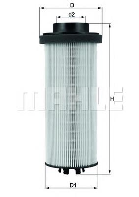 Do koszyka KX262D Mahle Original Filtr paliwa