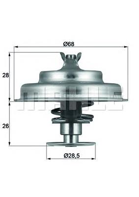 TX7580D Mahle Original termostat