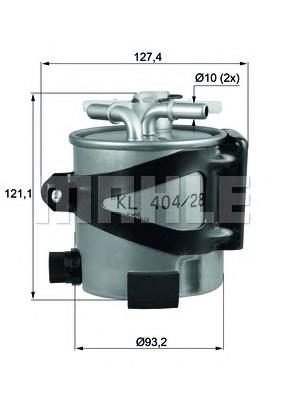 Filtr paliwa Mahle Original KLH4425 cena, od 28,10 USD