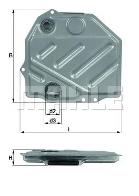 Filtr automatycznej skrzyni biegów Mahle Original HX48
