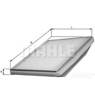 Do koszyka LA39 Mahle Original Filtr kabiny