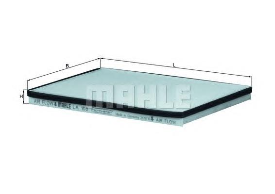 Filtr kabiny Mahle Original LA108 cena, od 8,26 USD