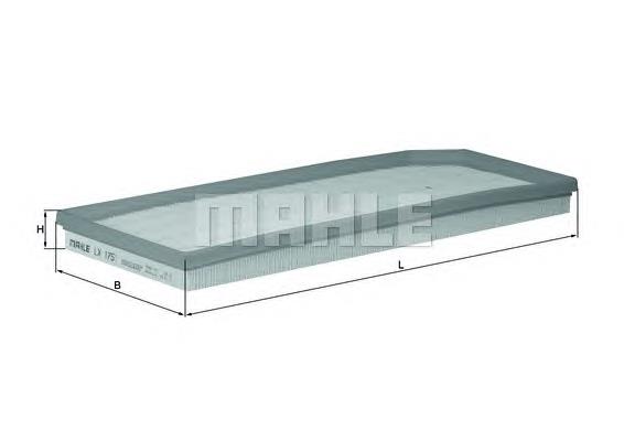Filtr powietrza Mahle Original LX1751 cena, od 13,72 USD