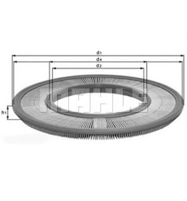 Filtr powietrza LX91 Mahle Original