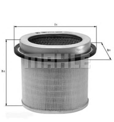 Filtr powietrza Mahle Original LX670 cena, od 15,03 USD