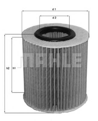 Filtr oleju OX1661D Mahle Original