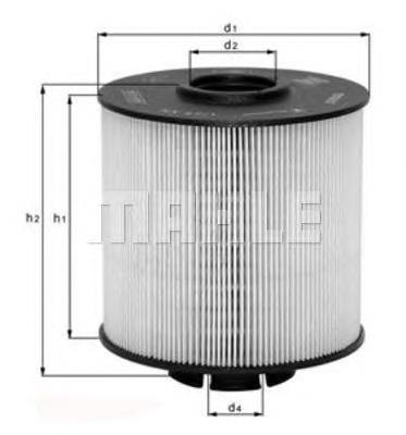 Filtr paliwa Mahle Original KX672D