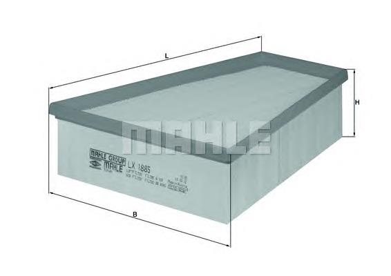 LX1885 Mahle Original Filtr powietrza