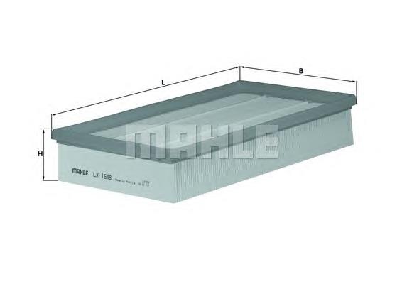 LX1649 Mahle Original Filtr powietrza