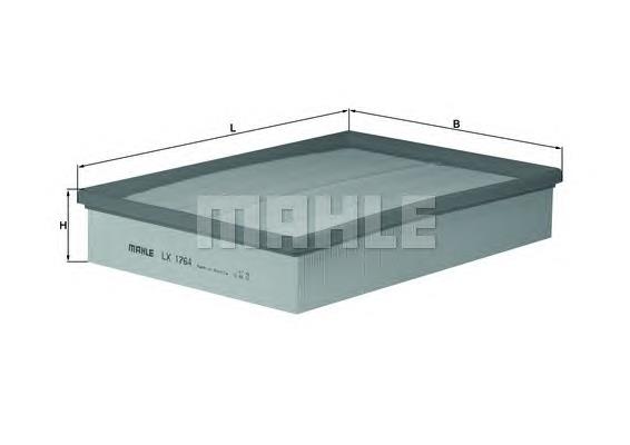 Filtr powietrza Mahle Original LX1764 cena, od 13,00 USD