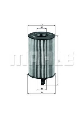 Do koszyka OX420D Mahle Original Filtr oleju