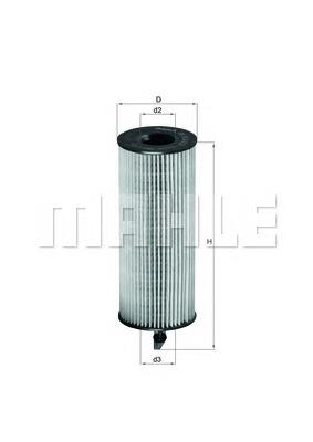 OX3614D Mahle Original Filtr oleju