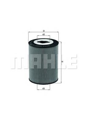 Filtr oleju OX359D Mahle Original
