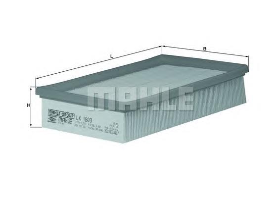 Filtr powietrza Mahle Original LX1803 cena, od 9,27 USD