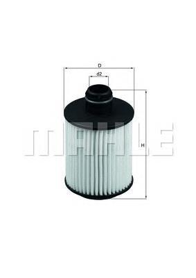 Filtr oleju Mahle Original OX559D cena, od 9,43 USD