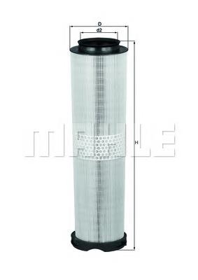 Filtr powietrza Mahle Original LX8165 cena, od 19,58 USD