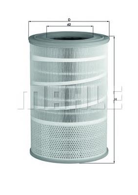 Filtr powietrza Mahle Original LX2068 cena, od 67,76 USD