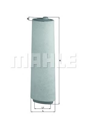 Filtr powietrza Mahle Original LX818 cena, od 19,99 USD