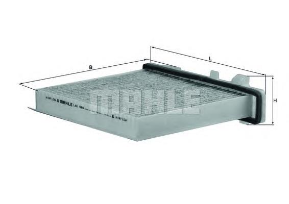 Filtr kabiny Mahle Original LAK589 cena, od 12,06 USD