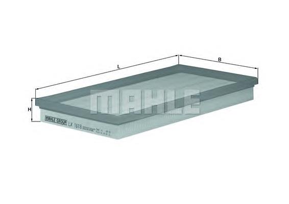 Filtr powietrza Mahle Original LX1818 cena, od 10,57 USD