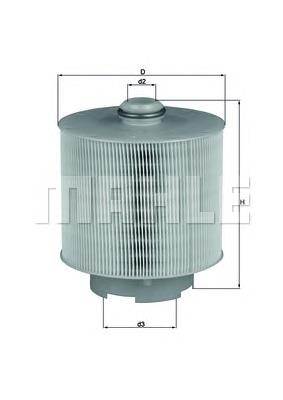 Filtr powietrza Mahle Original LX10061D cena, od 17,02 USD