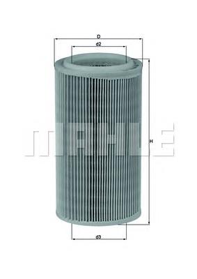 Filtr powietrza Mahle Original LX852 cena, od 10,43 USD