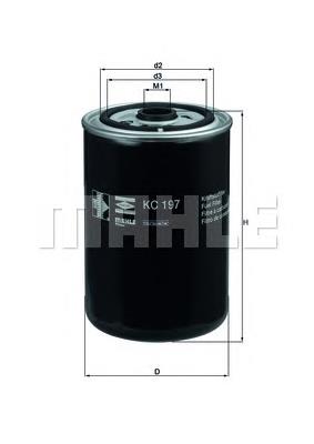 Filtr paliwa Mahle Original KC197 cena, od 20,34 USD