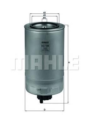 Filtr paliwa Mahle Original KC186 cena, od 17,41 USD