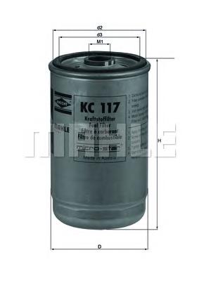 Filtr paliwa Mahle Original KC117 cena, od 14,27 USD