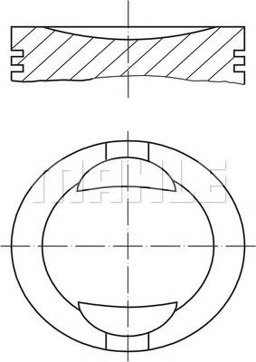 Tłok, komplet do jednego cylindru, STD do Fiat Uno 146A