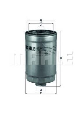 KC181 Mahle Original Filtr paliwa
