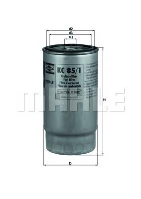 KC851 Mahle Original Filtr paliwa