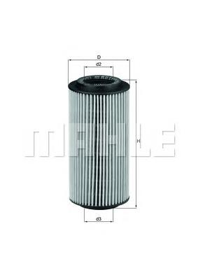 OX179D Mahle Original Filtr oleju