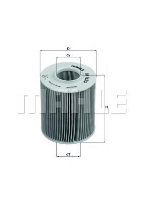 Filtr oleju Mahle Original OX1634D cena, od 7,82 USD