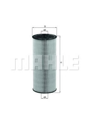 Filtr oleju OX137D Mahle Original