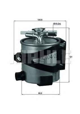 KLH4422 Mahle Original Filtr paliwa